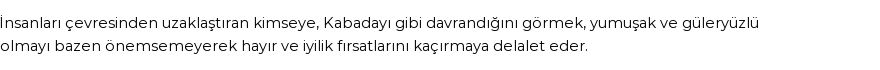 İhya'ya Göre Rüyada Kabadayı Görmek