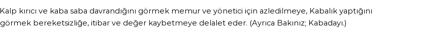 İhya'ya Göre Rüyada Kabalık Görmek