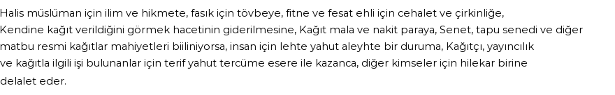 İhya'ya Göre Rüyada Kağıt Görmek