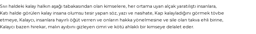 İhya'ya Göre Rüyada Kalay Görmek