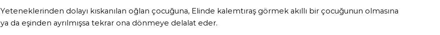 İhya'ya Göre Rüyada Kalemtıraş Görmek