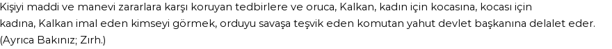 İhya'ya Göre Rüyada Kalkan Görmek