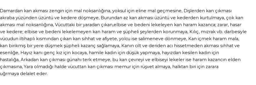 İhya'ya Göre Rüyada Kan Görmek