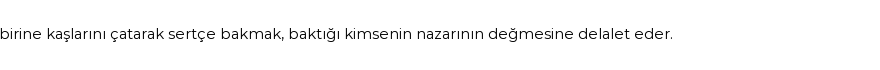 İhya'ya Göre Rüyada Kaş Çatmak Görmek