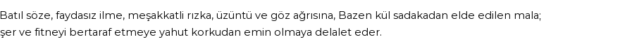 İhya'ya Göre Rüyada Kül Görmek