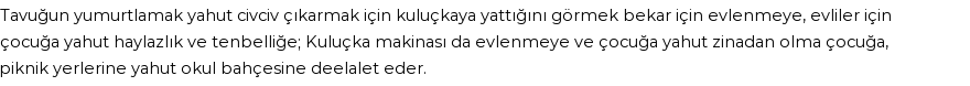 İhya'ya Göre Rüyada Kuluçka Görmek