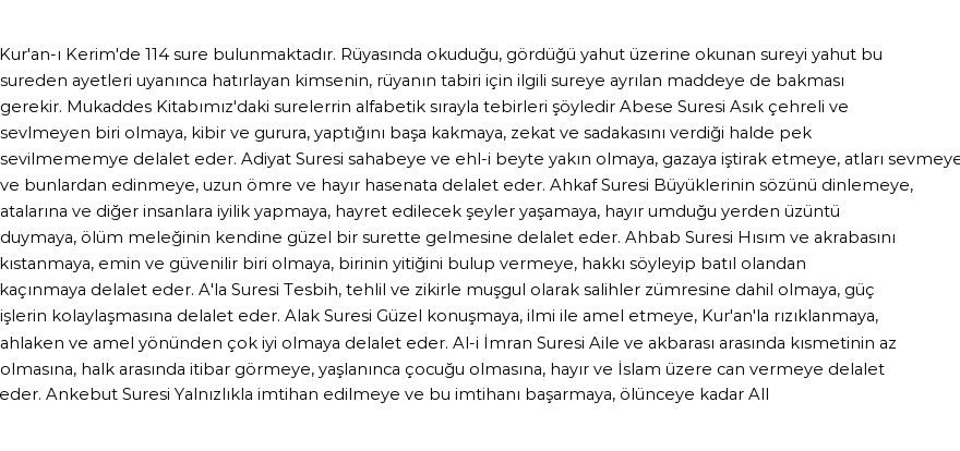 İhya'ya Göre Rüyada Kuran Sureleri Görmek