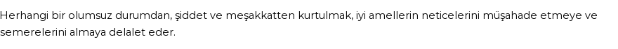 İhya'ya Göre Rüyada Kurtulmak Görmek