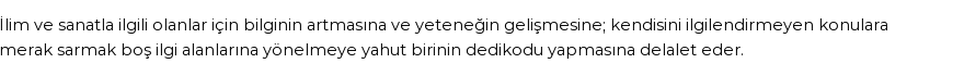 İhya'ya Göre Rüyada Merak Görmek