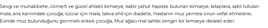 İhya'ya Göre Rüyada Muz Görmek