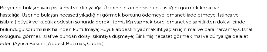 İhya'ya Göre Rüyada Necaset Görmek