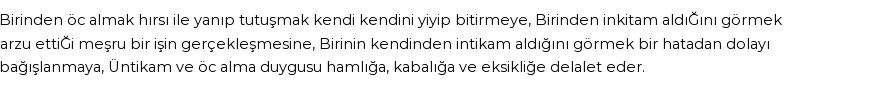 İhya'ya Göre Rüyada Öç Almak Görmek