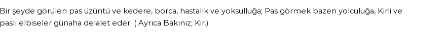 İhya'ya Göre Rüyada Pas Görmek