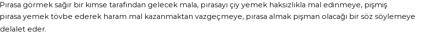 İhya'ya Göre Rüyada Pırasa Görmek