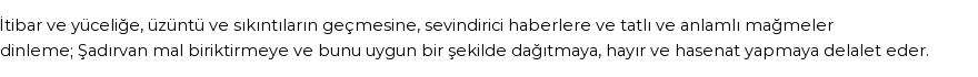 İhya'ya Göre Rüyada Şadırvan Görmek