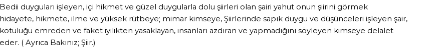 İhya'ya Göre Rüyada Şair Görmek