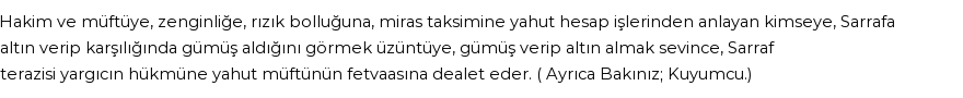 İhya'ya Göre Rüyada Sarraf Görmek