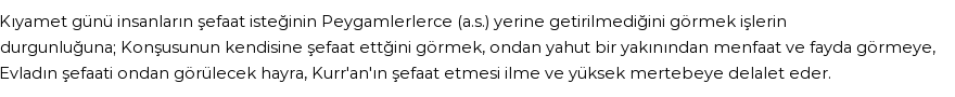 İhya'ya Göre Rüyada Şefaat Etmek Görmek