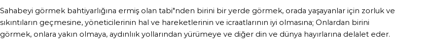 İhya'ya Göre Rüyada Tabiin (r.a.) Görmek