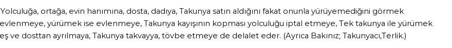 İhya'ya Göre Rüyada Takunya Görmek