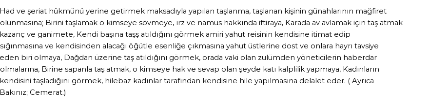 İhya'ya Göre Rüyada Taşlamak Görmek