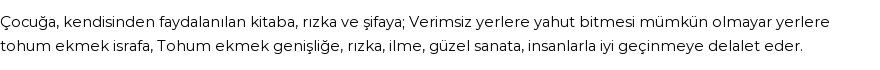 İhya'ya Göre Rüyada Tohum Görmek