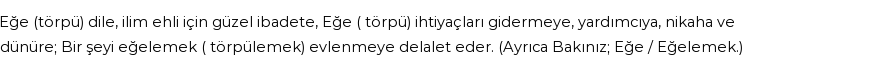 İhya'ya Göre Rüyada Törpü - Törpülemek Görmek