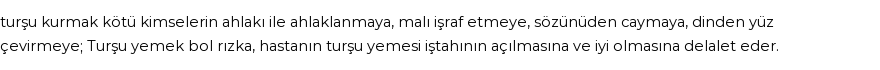 İhya'ya Göre Rüyada Turşu Görmek