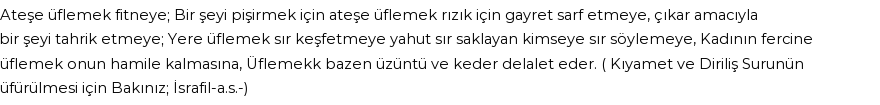 İhya'ya Göre Rüyada Üflemek Görmek