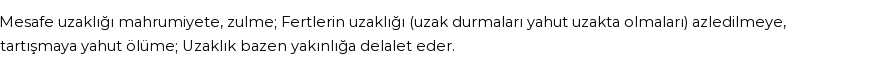 İhya'ya Göre Rüyada Uzaklık Görmek