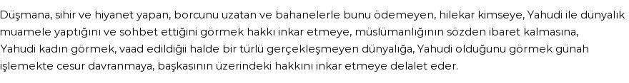 İhya'ya Göre Rüyada Yahudi Görmek