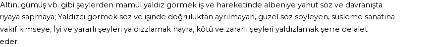 İhya'ya Göre Rüyada Yaldız Görmek