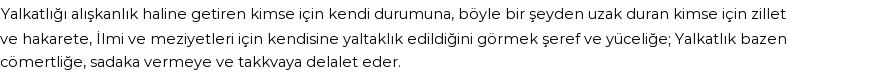 İhya'ya Göre Rüyada Yaltaklık Görmek