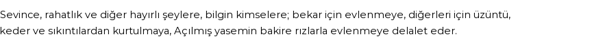 İhya'ya Göre Rüyada Yasemin Görmek