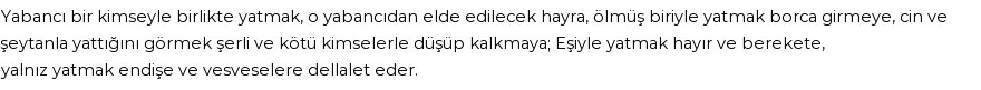 İhya'ya Göre Rüyada Yatmak Görmek