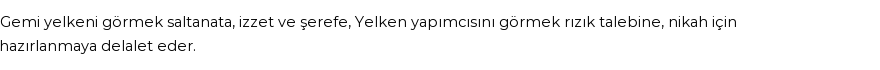 İhya'ya Göre Rüyada Yelken Görmek