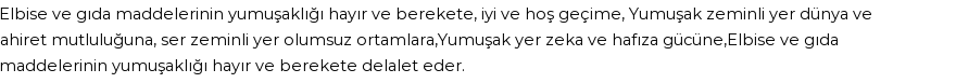 İhya'ya Göre Rüyada Yumuşak Şey Görmek