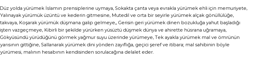 İhya'ya Göre Rüyada Yürümek Görmek