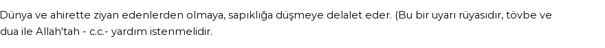 İhya'ya Göre Rüyada Yüzüstü Düşmek Görmek