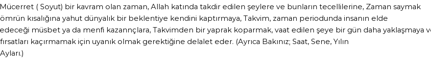 İhya'ya Göre Rüyada Zaman Görmek