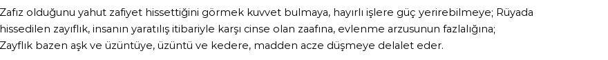 İhya'ya Göre Rüyada Zayıflık Görmek