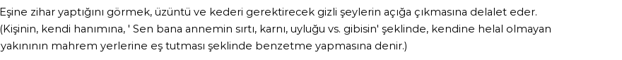 İhya'ya Göre Rüyada Zihar Görmek