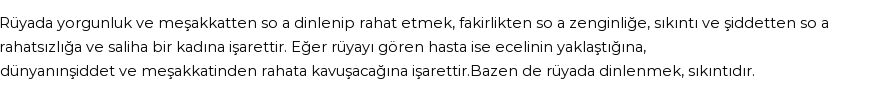 Molla Cami'ye Göre Rüyada Dinlemek Görmek