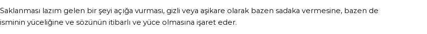 Molla Cami'ye Göre Rüyada İlan Etmek Görmek