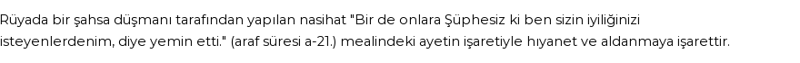 Molla Cami'ye Göre Rüyada Nasihat Görmek