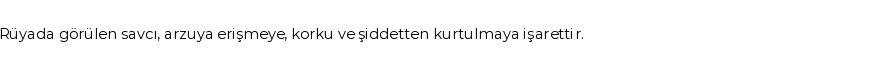 Molla Cami'ye Göre Rüyada Savcı Görmek