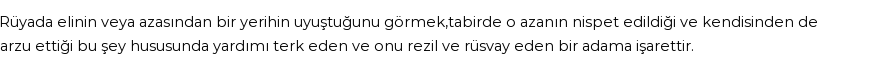 Molla Cami'ye Göre Rüyada Uyuşukluk Görmek