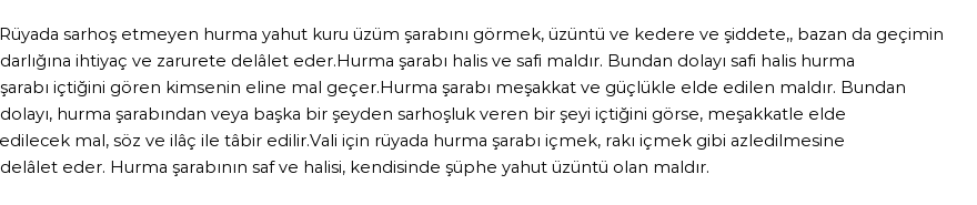 Nablusi'ye Göre Rüyada Hurma Şarabı Görmek