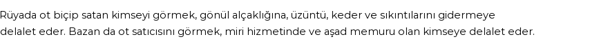 Nablusi'ye Göre Rüyada Otçu Görmek