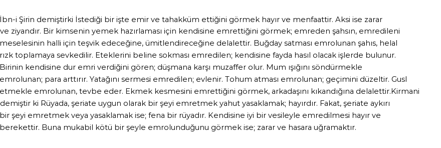 Seyyid Süleyman'a Göre Rüyada Emretmek Görmek